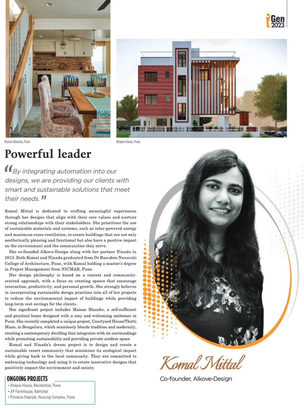 Powerful Leader : Komal Mittal